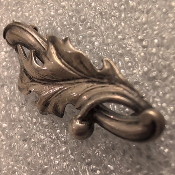 Sterling Silver Leaf Brooch - Picture 3 of 7